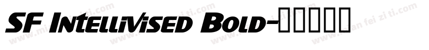 SF Intellivised Bold字体转换
